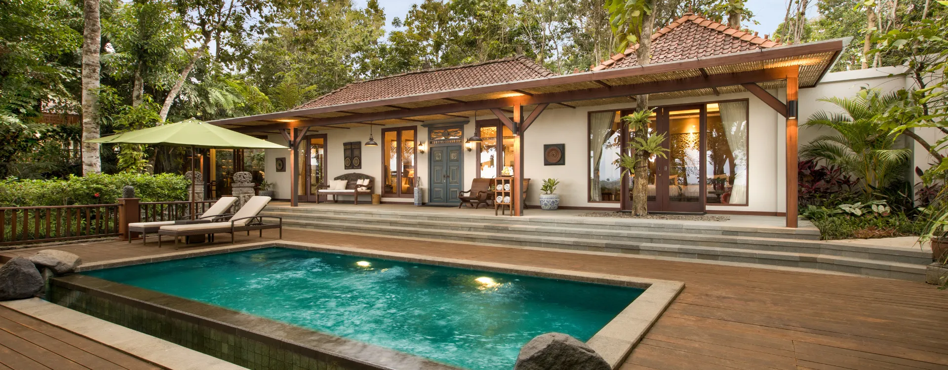 Villa at the Plataran Borobudur Resort & Spa in Central Java, Indonesia