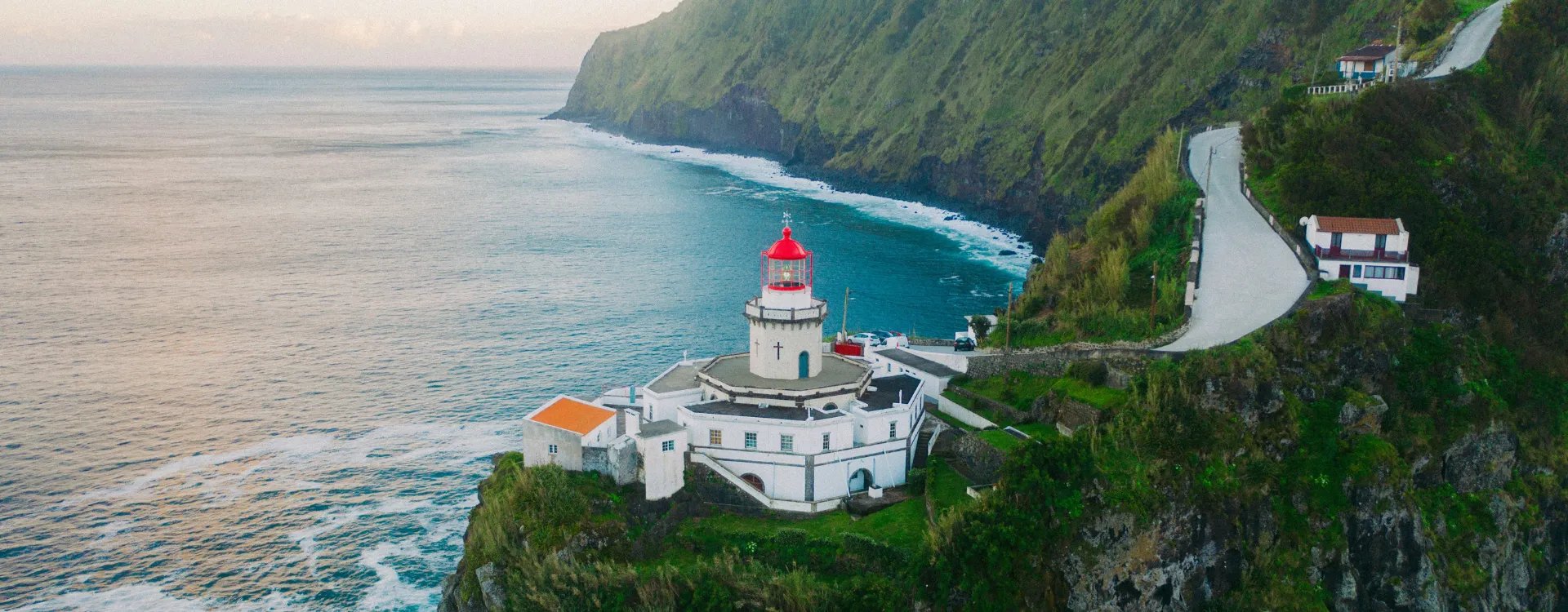 Farol da Ponta do Cintrão, a lighthouse located on São Miguel Island in the Azores, Portugal