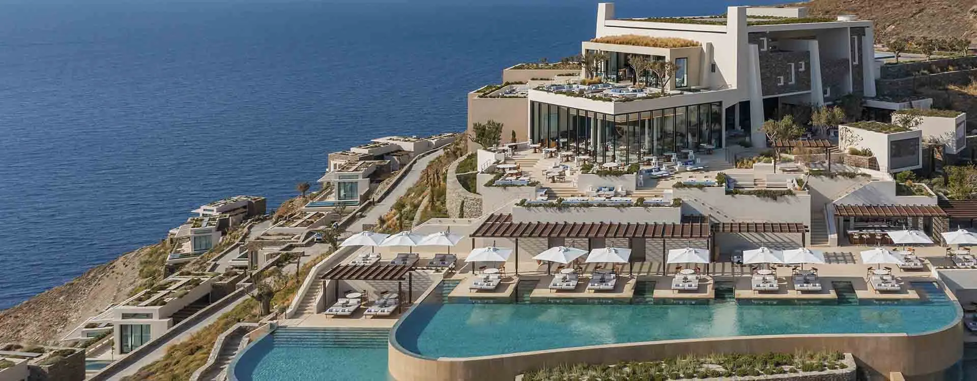 Aerial view of One&Only Kea Island Resort