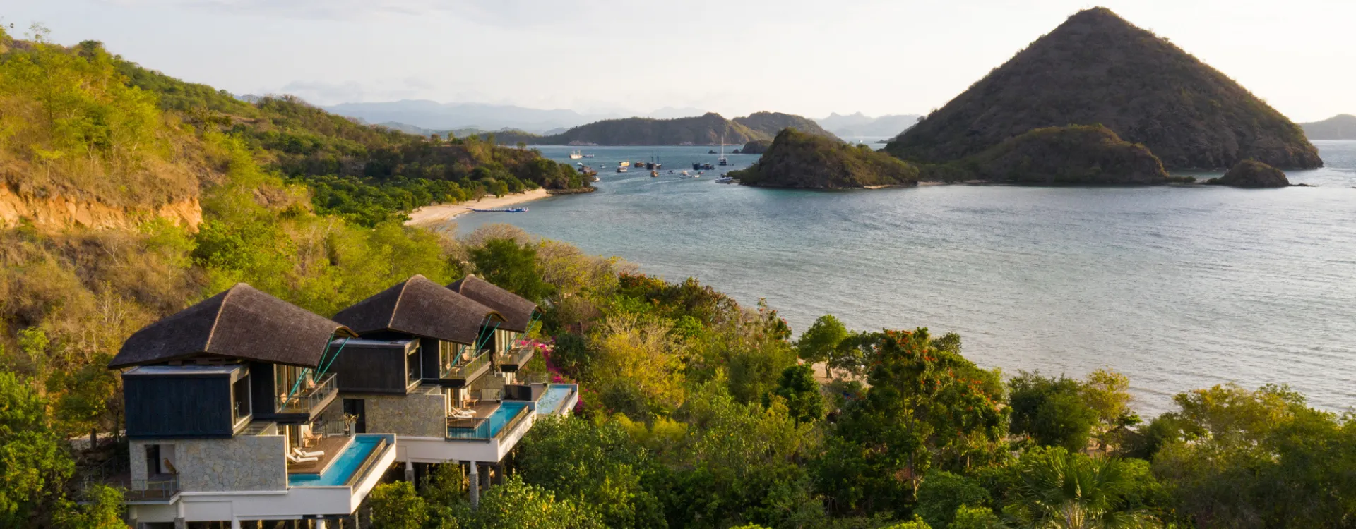 Plataran Komodo Resort & Spa on Waecicu Beach on the island of Flores, Indonesia