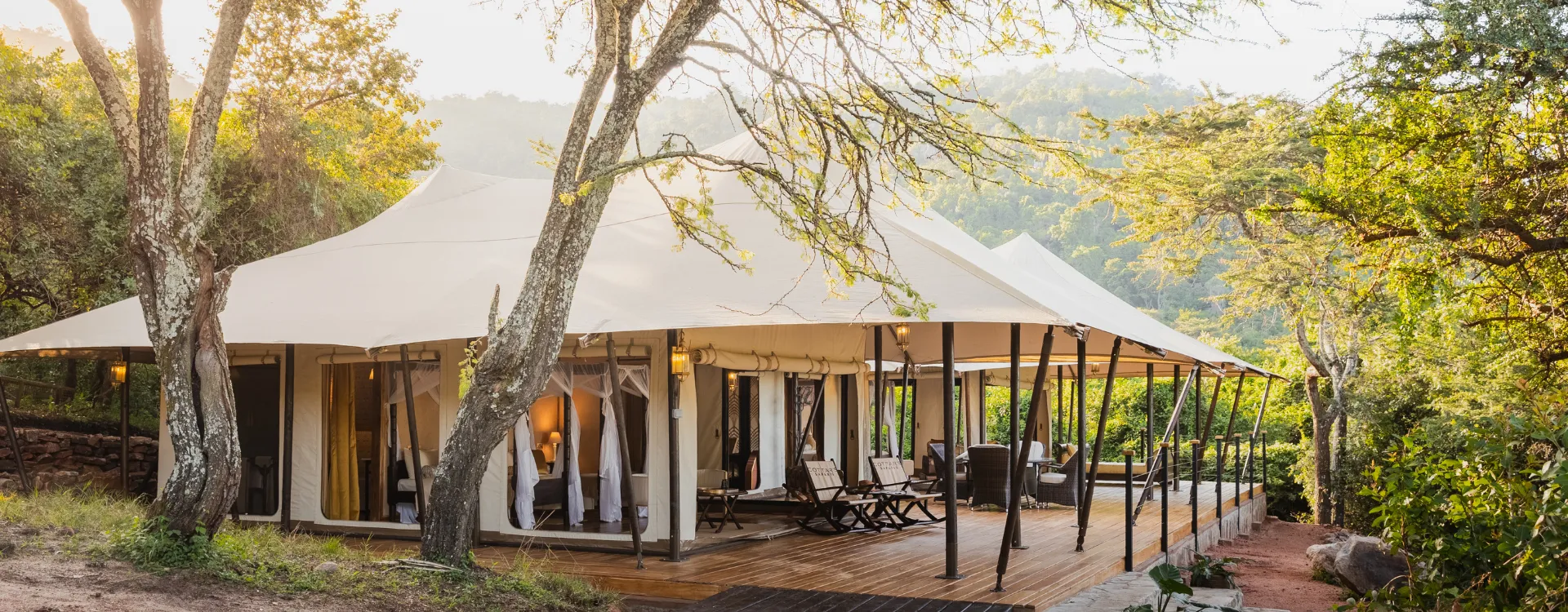 Luxury tented lodge Kenya