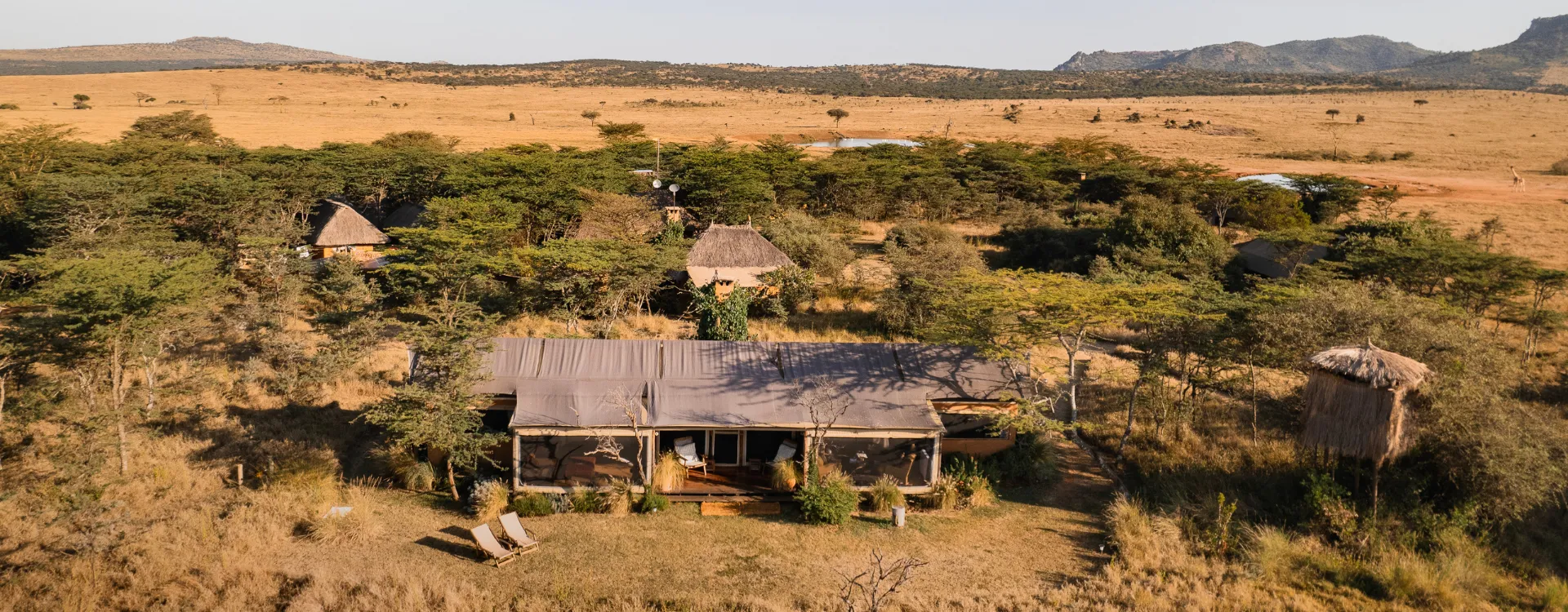 Enasoit Private Camp, a luxury safari lodge located in the Enasoit Conservancy in Laikipia, Kenya