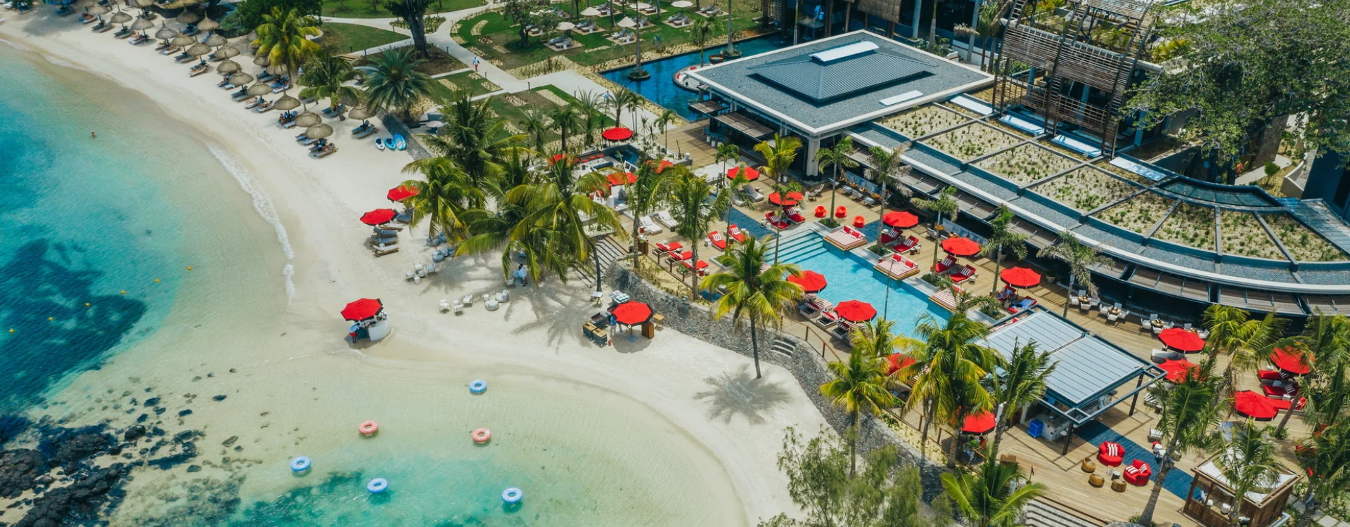 Aerial image of Lux Grand Baie