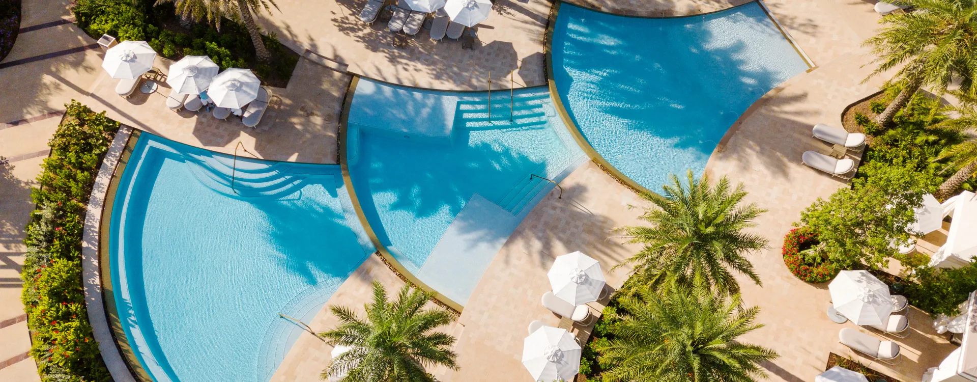 Swimming pool at the Rosewood Baha Mar, the Bahamas
