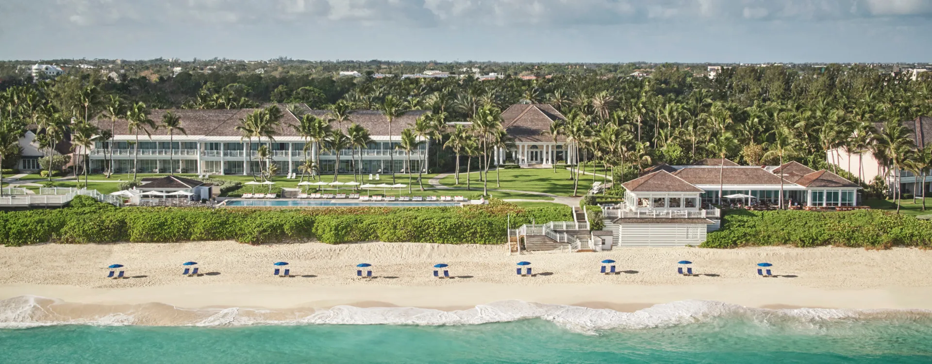 Views across Four Seasons Ocean Club Bahamas